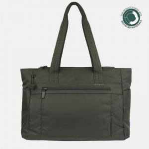 Hedgren Achiever Donna Borse Tote Verdi Scuro | YNG5555DT