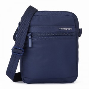 Hedgren Rush Donna Borse Crossbody Blu Scuro | SRZ4126LY