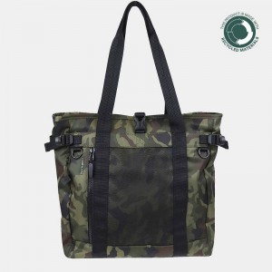 Hedgren Summit Sustainably Made Donna Borse Tote Verdi Nere | BUD5054PK