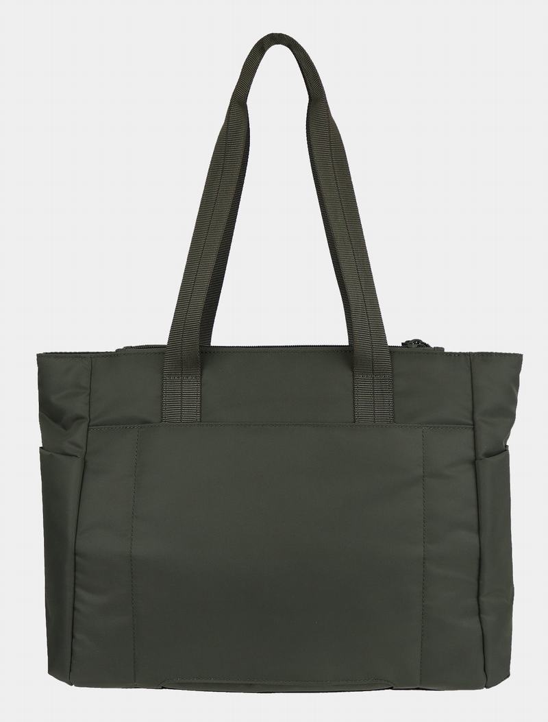 Hedgren Achiever Donna Borse Tote Verdi Scuro | YNG5555DT