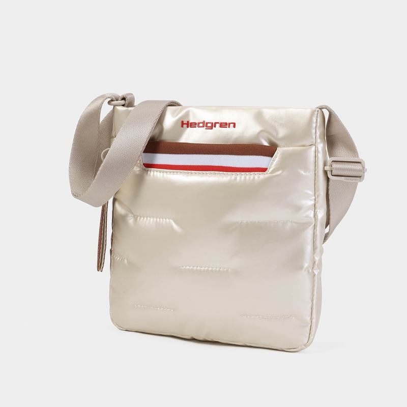 Hedgren Cushy Donna Borse Crossbody Beige | LQR5270KA