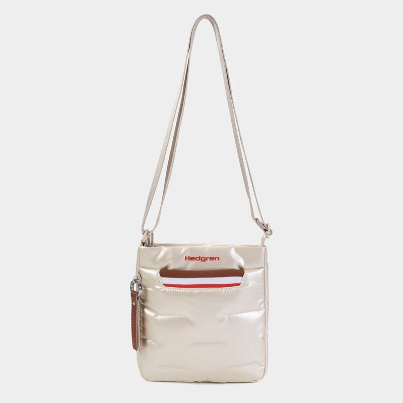 Hedgren Cushy Donna Borse Crossbody Beige | LQR5270KA