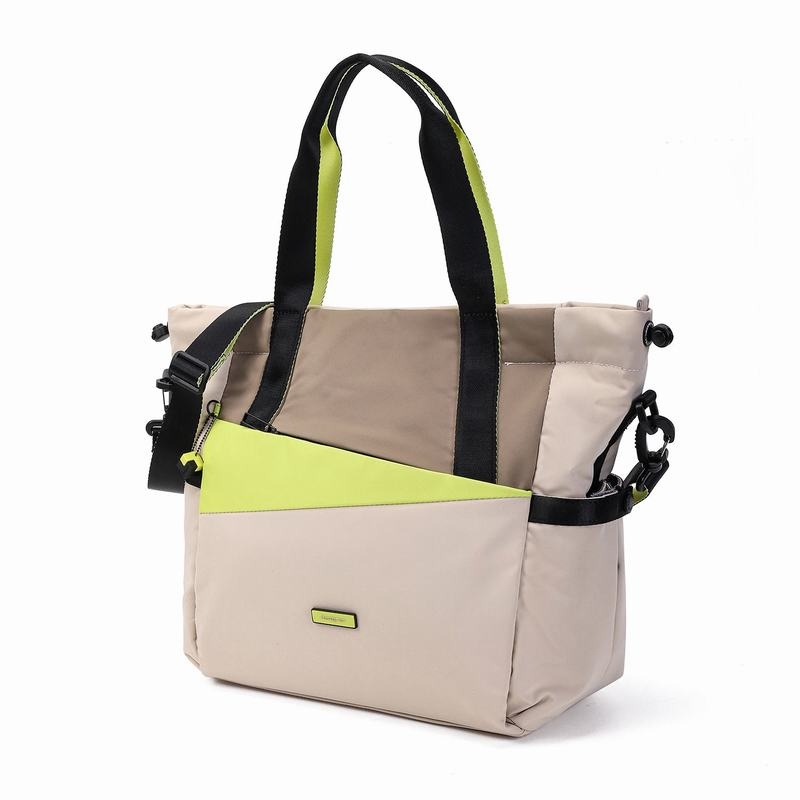 Hedgren Galactic Donna Borse Tote Beige | KRV888TM