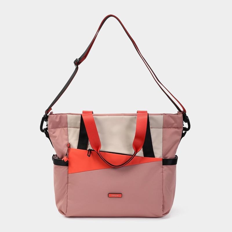 Hedgren Galactic Donna Borse Tote Rosa Arancioni | JVN3756MI