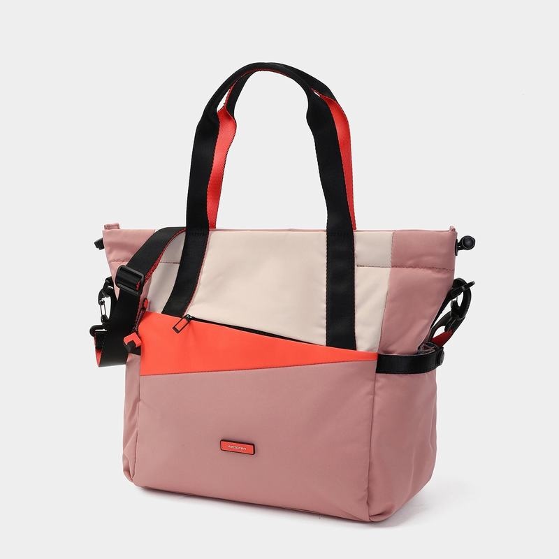 Hedgren Galactic Donna Borse Tote Rosa Arancioni | JVN3756MI