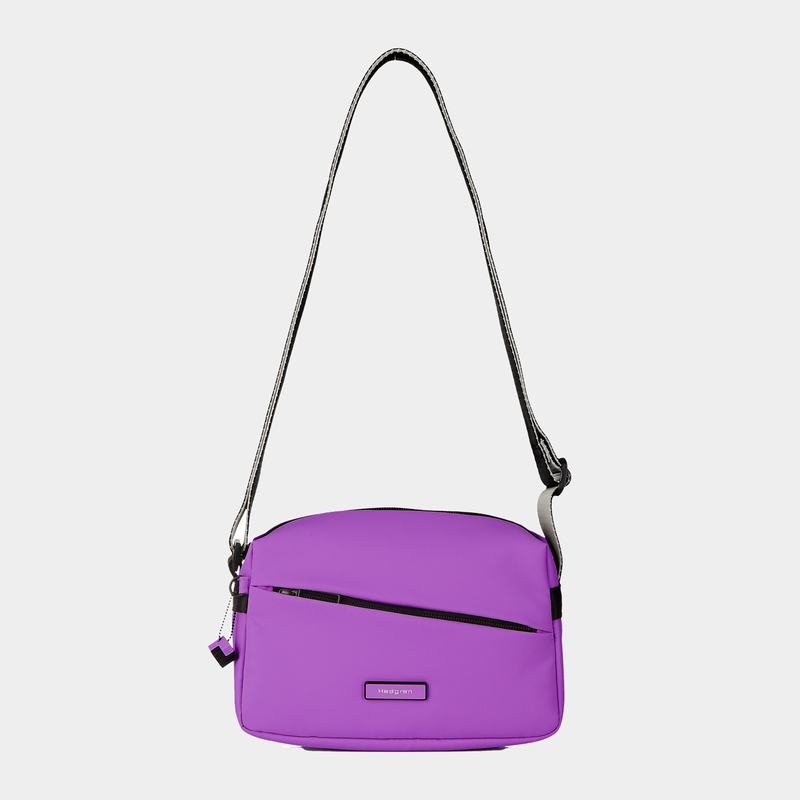 Hedgren Neutron Small Donna Borse Crossbody Viola | GAQ345KT