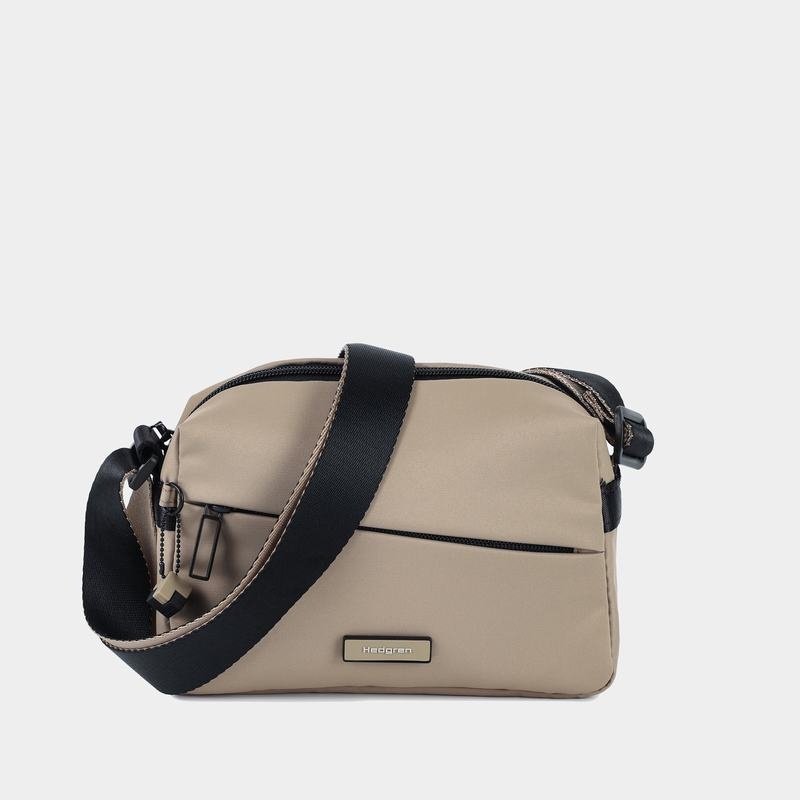 Hedgren Neutron Small Donna Borse Crossbody Grigie Beige | ZOD812UY