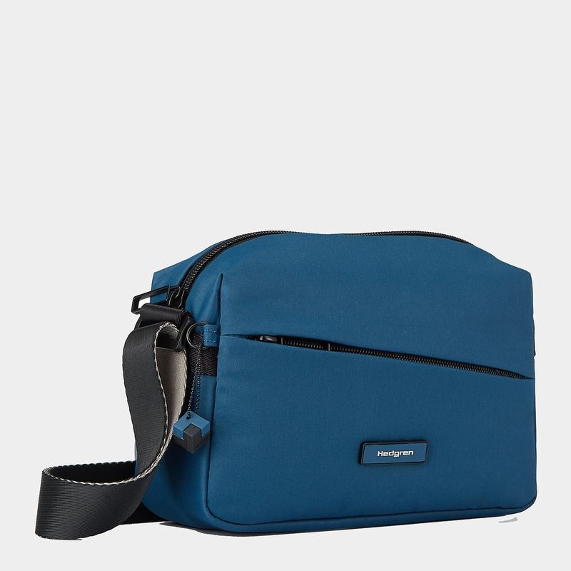 Hedgren Neutron Small Donna Borse Crossbody Blu | MVI5288QH