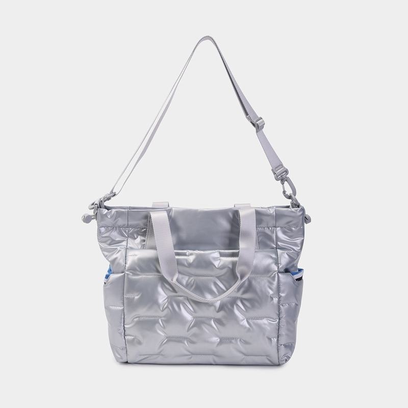 Hedgren Puffer Donna Borse Tote Argento Blu | MXP6110AZ