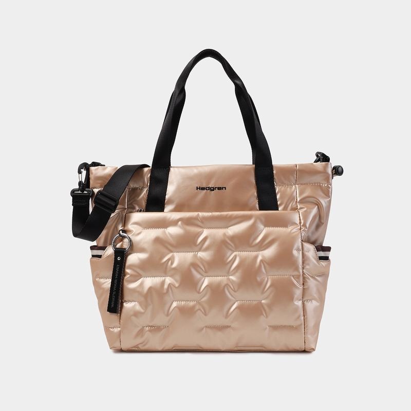 Hedgren Puffer Donna Borse Tote Beige | STN4355XC