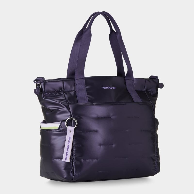 Hedgren Puffer Donna Borse Tote Viola Blu Profondo | QTW7873FS